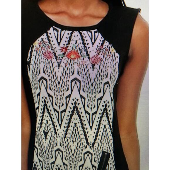 Desigual Oregon woman black and white dress size 40 - Picture 2 of 8